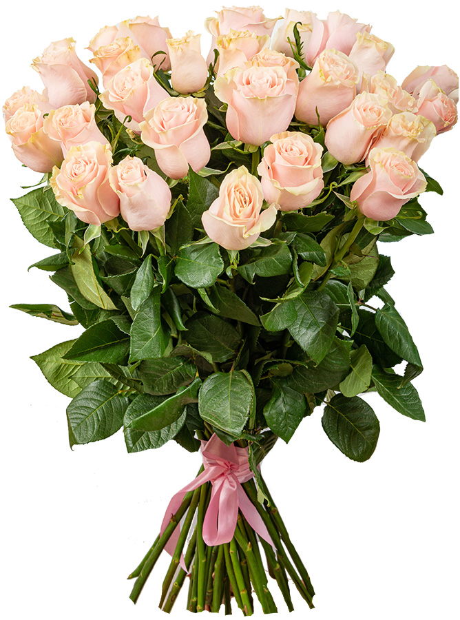 Букет из высоких роз Pink Mondial